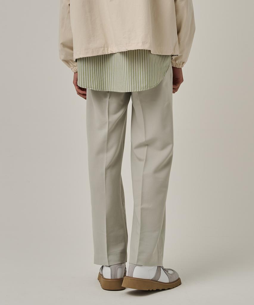ANALOG MOOD Easy Tr Semi-Wide Slacks (Gray)
