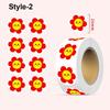 500Pcs/Roll Self-adhesive Kindergarten Stickers Animal Inspirational Stickers Reward Stickers