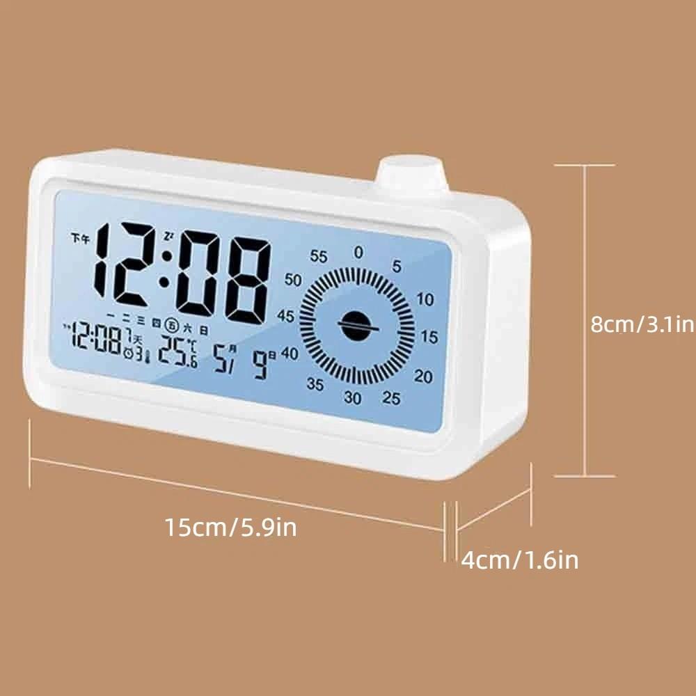 Rechargeable Visual Digital Timer Multifunctional Desktop Clock Time Manager Countdown Timer Desk