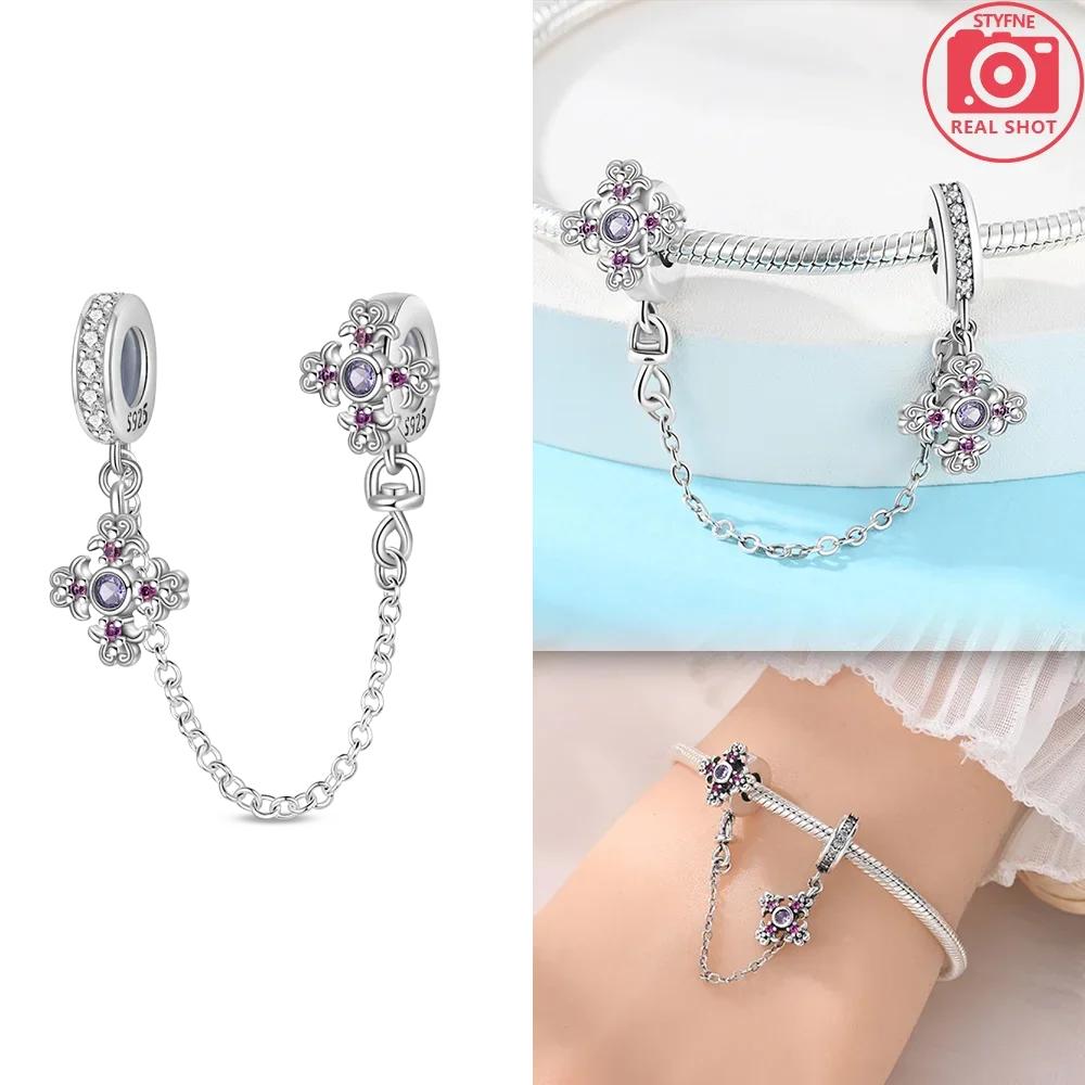 Heart Zircon Charm Bead Charms Authentic Classic copper Plated Lotus Angel Bead Charms Compatible With Bracelets Women Do It Yourself Jewellery Fine G
