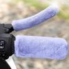 Warm Plush Handlebar Covers for Winter Non-Slip Mitts Electric Scooter Motorcycle Tricycle Windproof Grip Handle Protectors