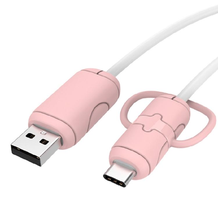 1 шт. Защита для кабеля Мягкий силиконовый чехол для телефона Защита USB-кабеля для зарядки