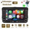 2Din Android Carplay GPS Car Multimedia Player for Volkswagen/Golf/Polo/Tiguan/Passat/b7/b6/SEAT/Leon/Skoda/Octavia 2+32GB