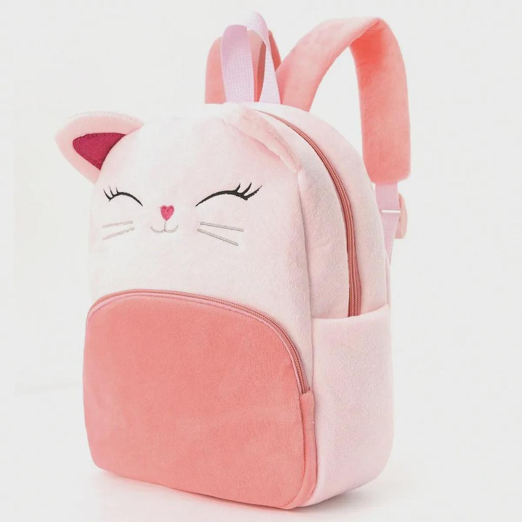 Cartoon Animal Multi-Color Plush Children's Backpack for Kindergarten