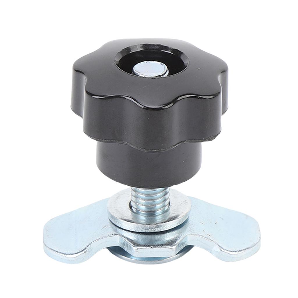 10PCS L Track Threaded Stud Fittings Silver Color M8 Threaded Double Stud Lug for Van Pickup Truck 40mm 1.57in