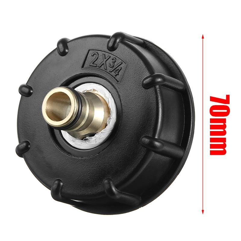 Переходник для бочек IBC Переходник для бака IBC на заглушке Запорный шаровой кран Контейнер Разъем для крана дождевой воды