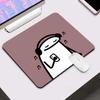 Cute minimalist black line drawing Mouse Pad Small Computer Office Table Mats Rubber Anti-slip Gaming Keyboard Mousepad Desk Mat