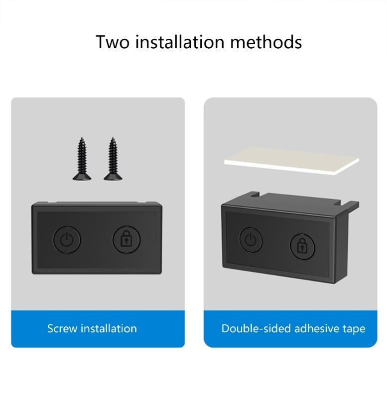 Настольный компьютер Кнопки питания Блокировка экрана Переключатели корпуса ПК Порт питания USB для дома, офиса, интернета