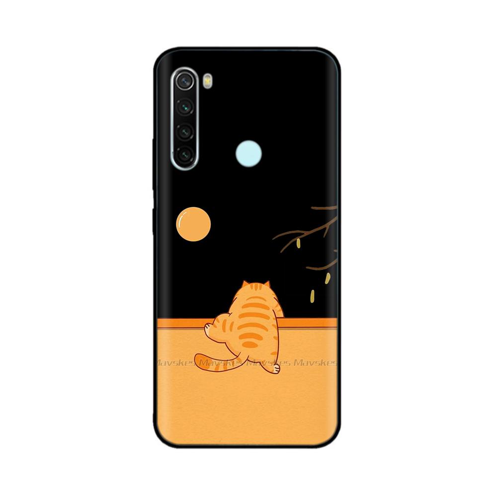 Для Xiaomi Redmi Note 8T Чехол с узором Полная защита Мягкий жидкий силикон Мультяшный чехол для Redmi Note 8T Note8T Оболочка Fundas