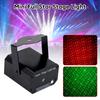 Mini LED Laser Projector Christmas Decorations Laser Disco Light Laser Light Dj Voice-Activated DJ Disco Xmas Party Club Light