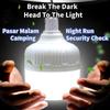 Waterproof LED Lamp Bulbs USB Rechargeable Camping Light New Emergency Light  Camping