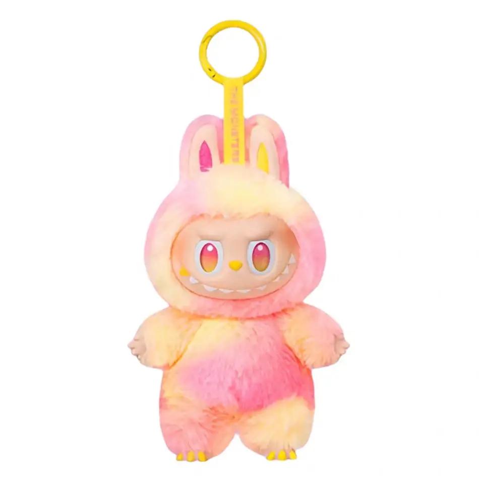 Labubu Vinyl Pendant Doll Model Toy Cute Monster Keychain Toys Birthday Gifts