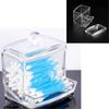 Clear Acrylic Cotton Swab Box Case Makeup Storage Organizer Holder