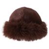 Korean Luxury Plush Hat Thicken Winter Fluffy Hats Fashion Faux Fur Bucket Hat  Lady