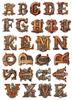 1 set kawaii  Decorative Retro steam letters Stickers  Scrapbooking  stationery Decorative /DIY Craft Photo Album Junk Journal