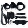 SM Adult 7-Piece Bondage Set: Nylon Webbing & Plush Restraints