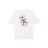 Li Ning X Pablo Ientile Collaboration Skateboard Series Cartoon Skull Print Loose Short Sleeve Футболка унисекс Топы Off-White AHSS863-2