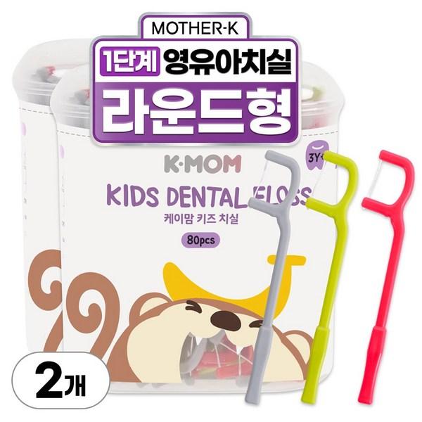 Зубная нить K-Mom Kids, 2 шт., 80р.
