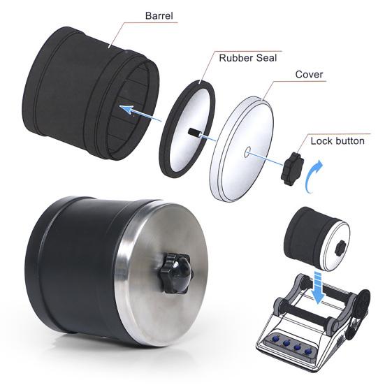 Набор для электрической полировки камня с порошком для шлифовки натурального камня, аксессуары, сделай сам, для детей и взрослых, съемная машина для галтовки камней, для малышей, STEM-образовательный