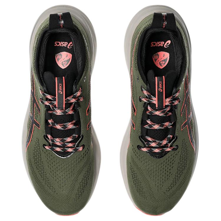 Asics Gel Nimbus 26 TR Nature Bathing - Red Snapper Unisex Sneakers Green 1011B849-300