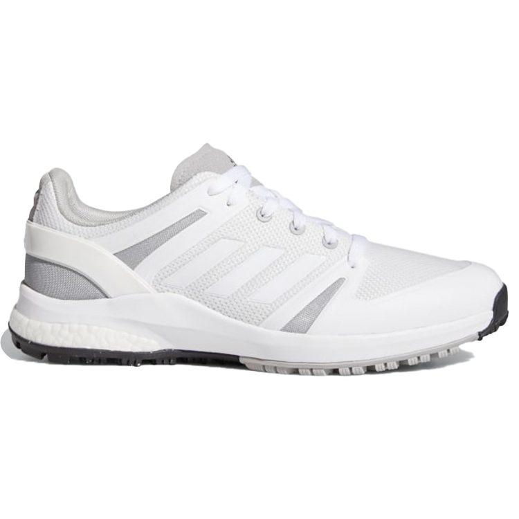 adidas Дышащие низкие кроссовки для марафона мужские белые с серым широкие FX6631