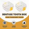 10Pcs Plastic Denture Tooth Box with Film High Quality Denture Storage Box Dental Implant Membrane T
