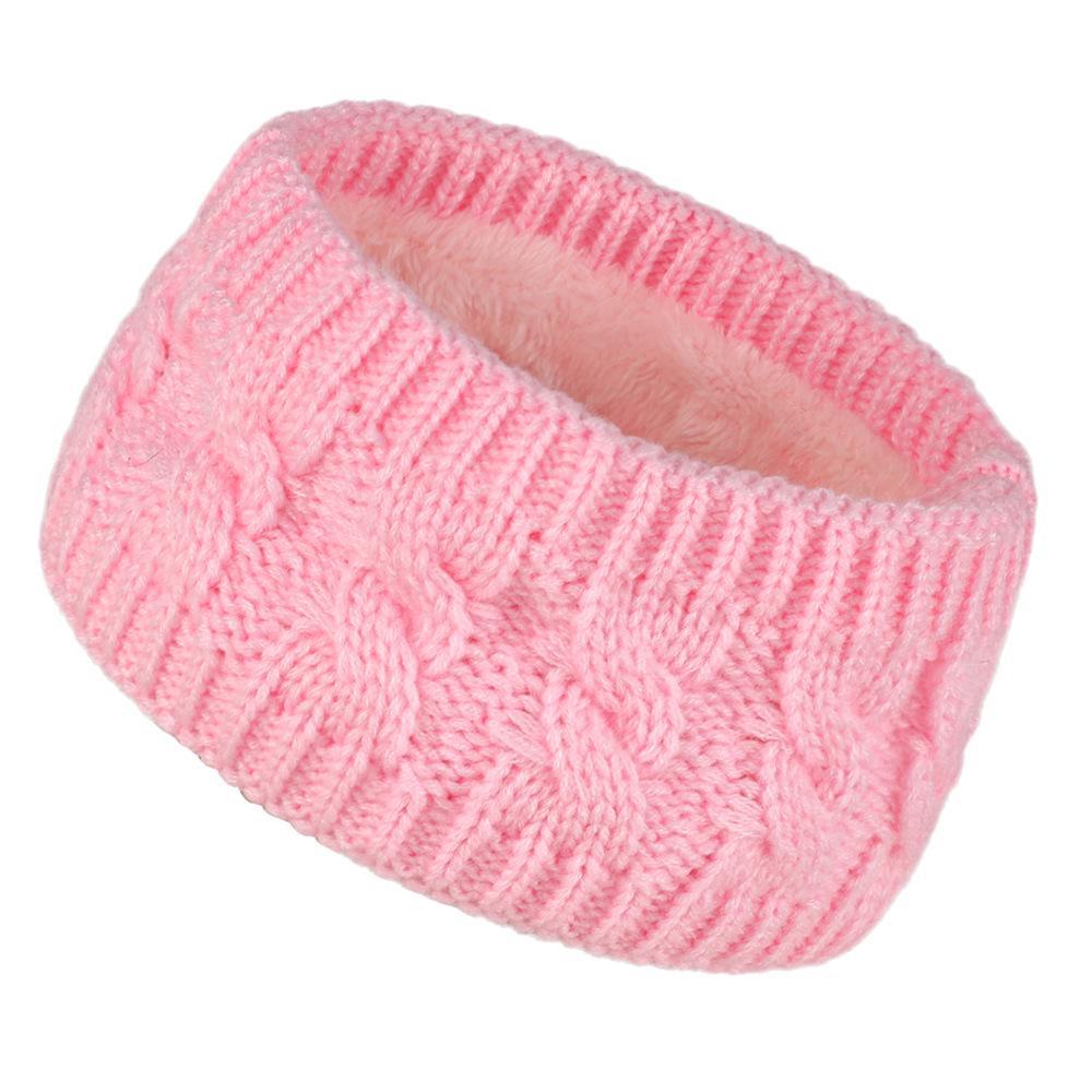 Женская зимняя бархатная вязаная повязка на голову: Теплые спортивные наушники из крученой шерсти для Европы и Америки