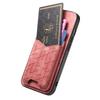 For Samsung Galaxy S25 Case Imprinted Pattern Card Holder Kickstand Leather Back Cover