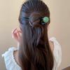 Retro Simple Beaded Hairpin Summer Ball Head Wavy U-shaped Hairpin Fashion Hair Accessories