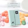 7-Compartment Carry-On Medicine Dispensing Storage Small Box Foldable Portable Large Capacity For Business Trip Pill Box