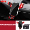 LHD Adjustable Car Phone Holder For Porsche Macan Cayenne Paramela 718 Gravity Mount Navigation Bracket Car Interior Accessories