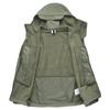 Soft Shell Waterproof Military Jacket Men Winter Warm Outdoor Hiking Hooded Camouflage Fleece Tactical Coat