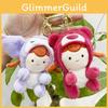 Kurumi Lovely Plush Doll Cute Animal Character Keychain Soft Plush Toy Hanging