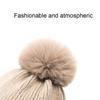Ear Protection Plush Peaked Cap Solid Color Knitted Baseball Hat Casual Earflaps Hat  Sports