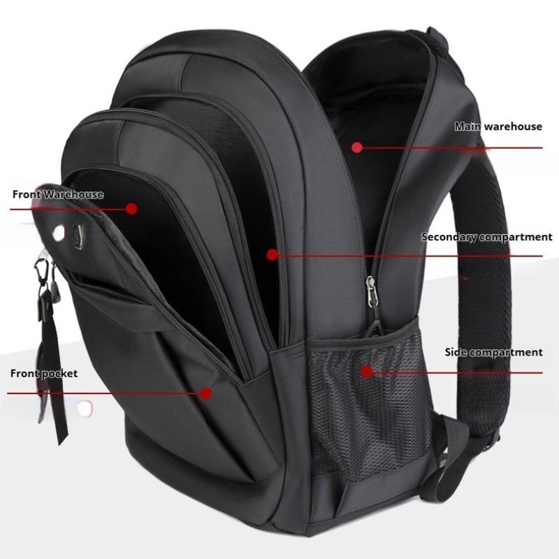 Men Backpacks Business Laptop Bag College Students School Bags Large Durable Daypack Oxford Waterproof Casual Travel Rucksack