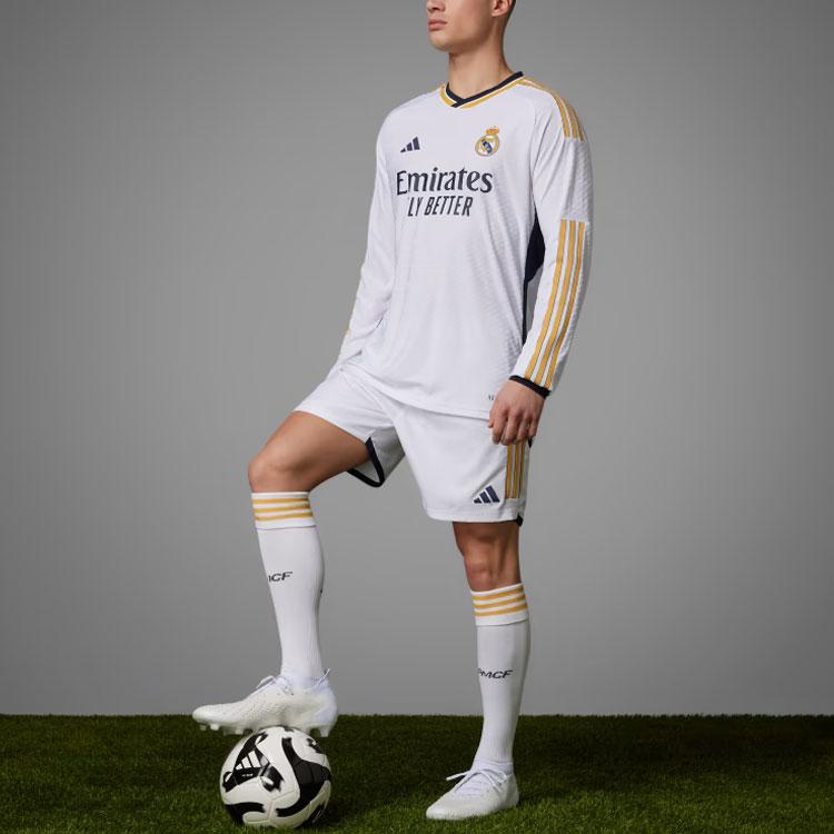 adidas Домашняя футболка Real Madrid 23/24 с длинным рукавом IA9978