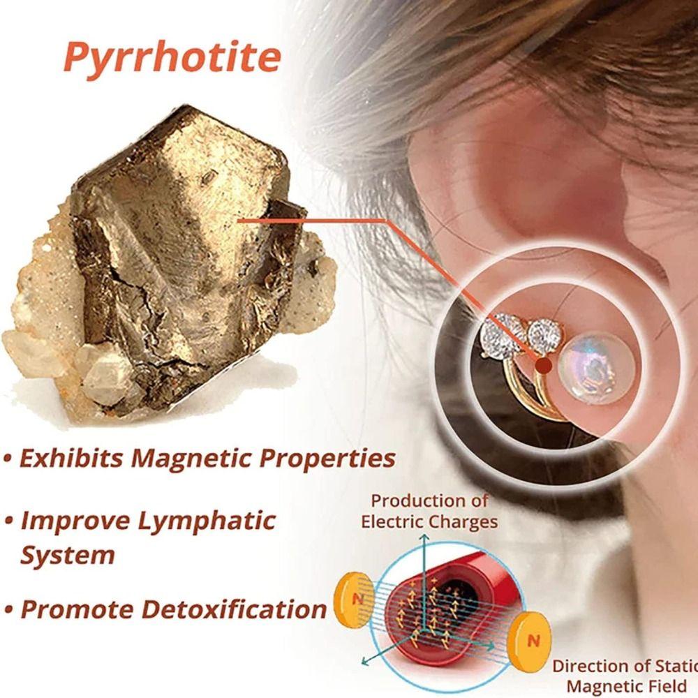 Германиевые серьги Лимфатическая магнитотерапия Серьги для похудения Лимфодренажные серьги