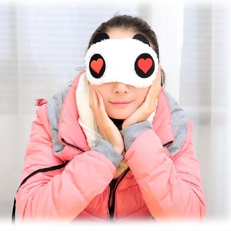 Маска для глаз панды, тени для век, хлопковые очки для сна, маска для глаз, маска для сна, уход за глазами