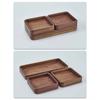 Stackable Candy Plate Wooden Fruit Tray Smooth Edge Tea Serving Plate  Candy Serving
