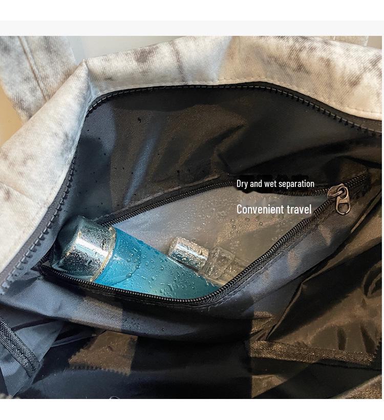 Женская модная легкая дорожная сумка на колесиках: Вместительная сумка для коротких поездок и занятий спортом