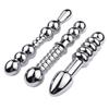 3 Styles Large Metal Anal Beads Butt Plug Dildo Sex Toy Non Vibrating Butt Plugs
