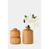 Набор деревянных ваз из 2 шт. в стиле Анфора