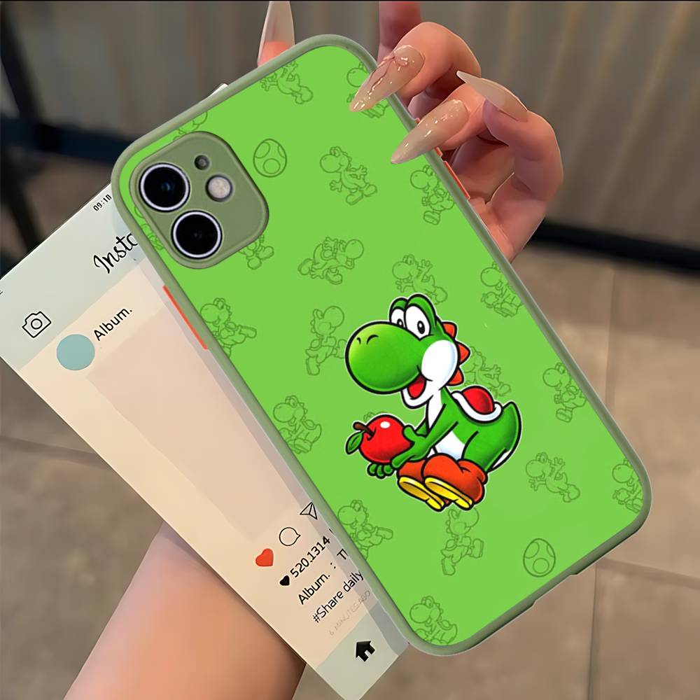 Super Game M-Mario Phone Case For IPhone 13 12 X XS MAX Pro Max 16 15 11 14 Pro Max Shockproof Matte Cover