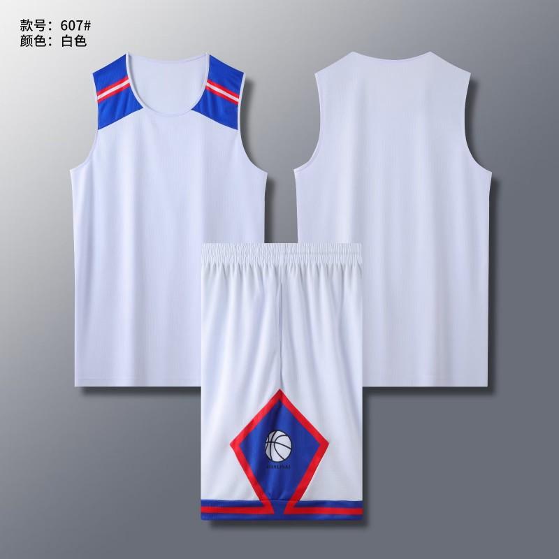 Basketball Jersey Set Kids Adults Training Match Sports Uniform