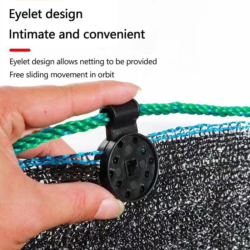 100 шт. Пластиковые зажимы для затеняющей ткани, зажимы для сетки для солнцезащитной сетки, зажимы для фиксации тепличной ткани, люверсы, крючок для сетки для забора