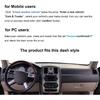 Коврик на приборную панель для Chrysler 300 300C 2005-2010, Защитный коврик на панель приборов (черный) Ф49