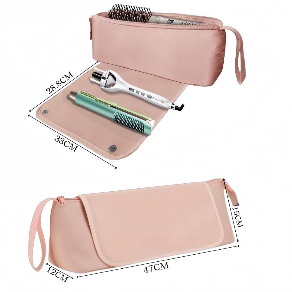 Portable Hair Tools Storage Bag Dustproof 2 in 1 Organizer Haircare Accessories