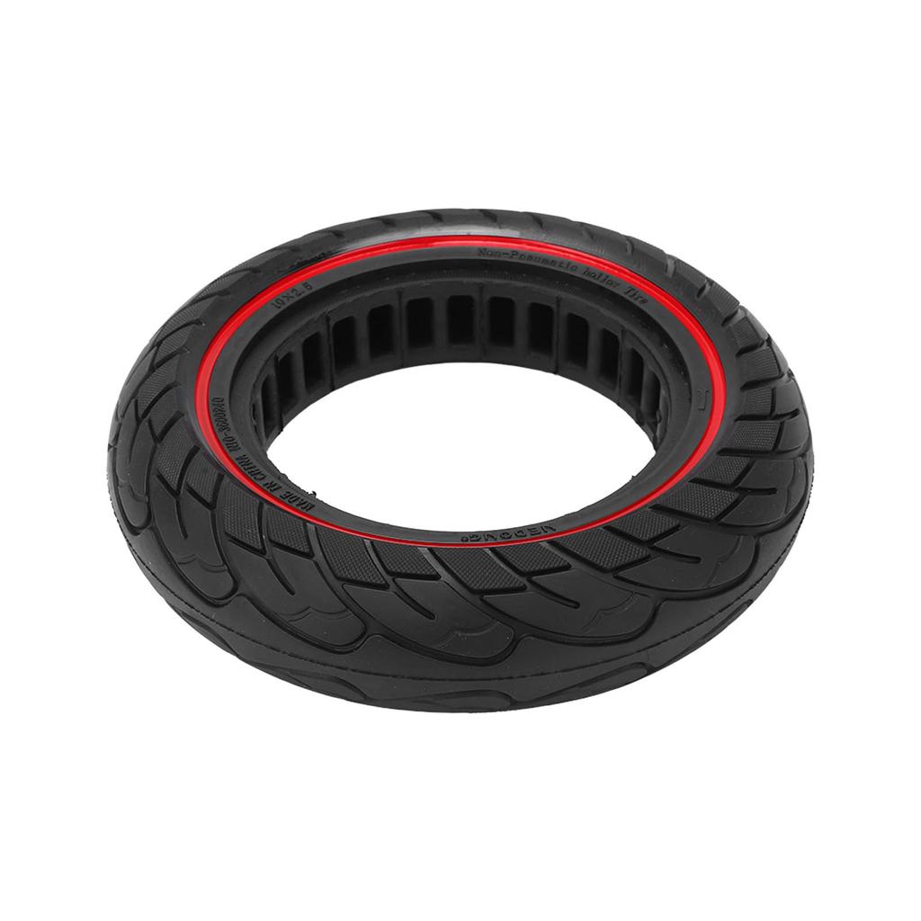 10x2.5 Inch Electric Scooter Solid Tire Honeycomb Rubber Scooter Tubeless Tire for Xiaomi M365 Red