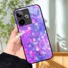 Для Realme GT7 5G Чехол Роскошный Чехол с Рисунком Закаленное Стекло Чехол для Телефона Для Realme GT 7 Fundas Жесткий PC Ударопрочный Корпус Бампер