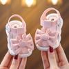 Сандалии для девочек, летние детские сандалии Baotou для детей 0–3 лет, нескользящая домашняя одежда на мягкой подошве, детские сандалии